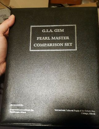 Gia Pearl Master Set Gem Instruments Grading Complete Great Rare
