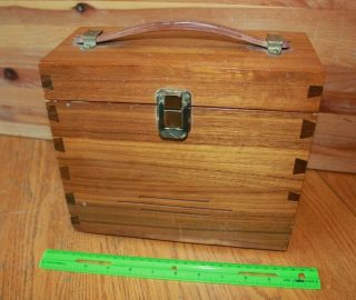 Livermore Data Systems Inc Acoustic Coupler Modem Model A Vintage Wooden Case