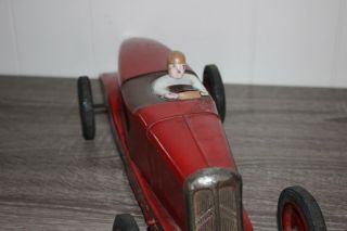 Antique France JOUETS CITROEN GRAND ROSALIE RACE CAR Tin Wind Up Toy 4