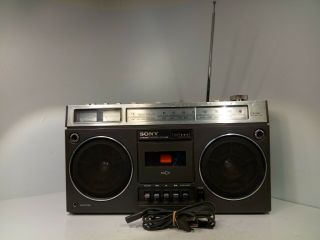 Vintage Sony Cf - 530 Cassette Recorder Boombox