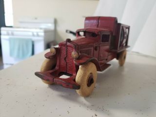 Antique Cast Iron Kenton Jaeger Mixer Truck 2