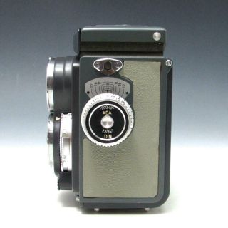 AS - IS Vintage Baby Rolleiflex 4x4 Gray TLR Camera Xenar f/3.  5 60mm w/ Box & Case 3