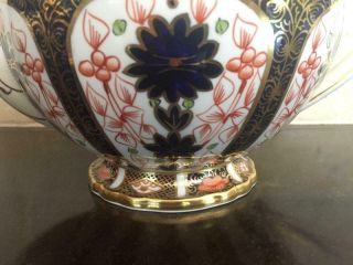 Old Imari 1128 /9021 Royal Crown Derby RARE FORM Teapot Sugar Bowl Cream Tea Pot 3