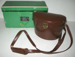 Vtg Carl Zeiss Binoculars 8x30 Abercrombie &Fitch w/Leather Case 6
