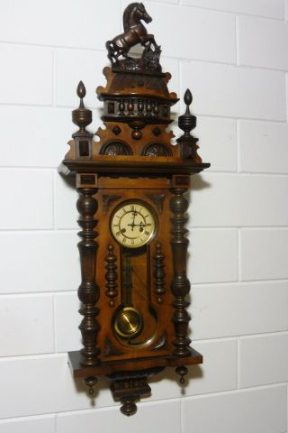 Antique Wall Clock Regulator Junghans Clock German Clock Big