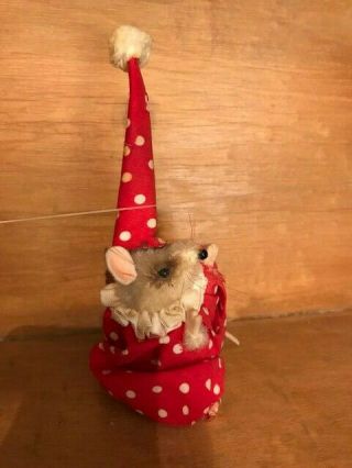 RARE 1960 ' s FAO Schwarz Steiff Dressed Pieps Circus Mouse Doll Toy 2