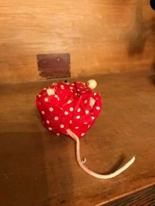 RARE 1960 ' s FAO Schwarz Steiff Dressed Pieps Circus Mouse Doll Toy 4