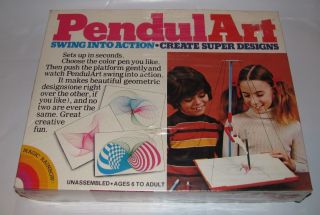 Vintage Magic Rainbow Pendulart Pen Art Design Set Kit Box Nib Magran