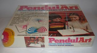 Vintage Magic Rainbow Pendulart Pen Art Design Set Kit Box NIB Magran 3