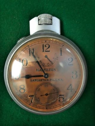 Hamilton Model 22 Marine Chronometer Deck Watch 4