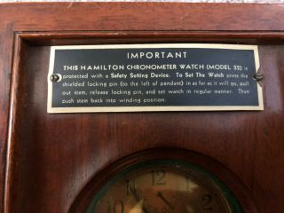 Hamilton Model 22 Marine Chronometer Deck Watch 6