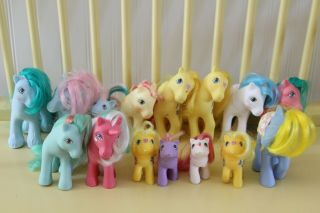 Vintage G1 Retro My Little Pony Twice Fancy Munchy Magic Message Mail Order Baby