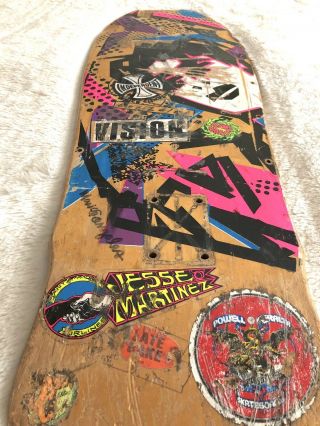 Vintage 1985 Mark Gonzales Vision skateboard deck / Signed by Mark Gonzales 3
