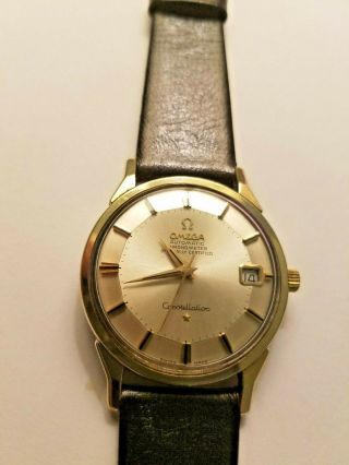 Vintage OMEGA Circa 1968 Automatic Constellation Chronometer PIE PAN Watch 3