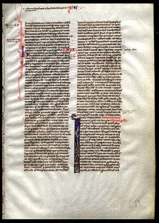 1240 Illuminated Bible Leaf Exquisite Miniature Jeremiah,  God & Seething Pot 3