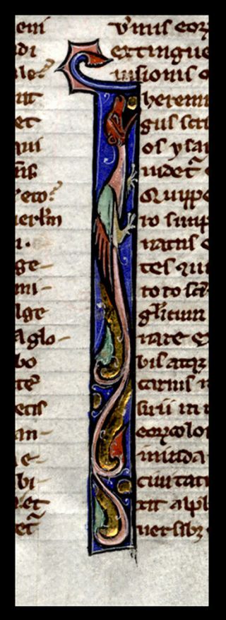 1240 Illuminated Bible Leaf Exquisite Miniature Jeremiah,  God & Seething Pot 4