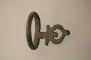Ancient Fantastic Roman Bronze Key Ring 1st - 4th century AD 2