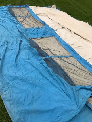 Ted Williams Sears Canvas Tent Cabin Size 13’x 9.  5’ Vintage 3