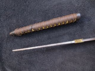 VERY RARE WW2 JAPANESE SHIN GUNTO KATANA SWORD AND SCABBARD SIGNED TANG 8