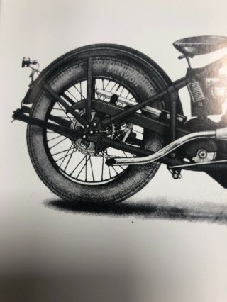 Indian Four Ace 101 Scout Tire Air Pump Antique Motorcycle
