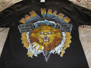 Van Halen - Vintage 1982 NOS Tour Shirt Size Medium 2