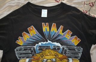Van Halen - Vintage 1982 NOS Tour Shirt Size Medium 3