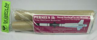 Vintage The Launch Pad K062 Model Rocket Kit Perseus Ii Mid - Power 42.  50 "