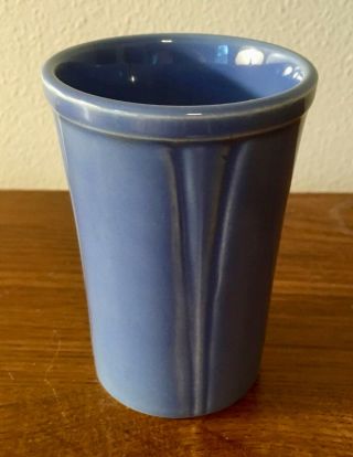 Rare Vintage Riviera Mauve Blue Juice Tumbler from Homer Laughlin 2
