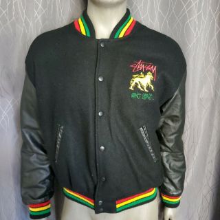 Vintage Stussy Varsity Jacket One Love 1988