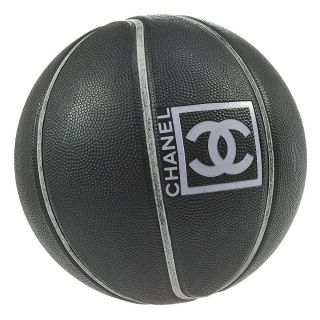 Rare Authentic Chanel Sports Line Cc Logos Basketball Black Vintage A44410