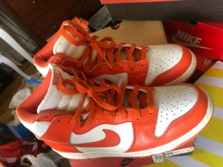 1998 Nike Dunk High LE White/Orange 10.  5 Vintage Co.  jp Rare 3