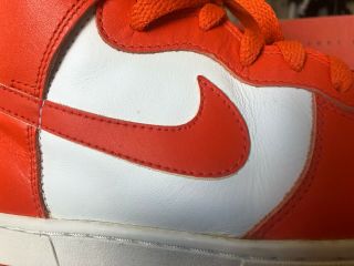1998 Nike Dunk High LE White/Orange 10.  5 Vintage Co.  jp Rare 4