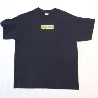 Supreme Bling Box Logo T - Shirt Vintage 2002