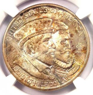 1924 Huguenot Half Dollar 50c - Ngc Ms67 Cac - Rare In Ms67 Cac - $3,  300 Value