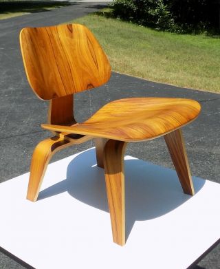 Authentic Herman Miller Charles Eames Design Lcw Lounge Chair Santos Palisander
