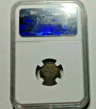 1864 Canada Brunswick 5 Cents Sml.  6 NGC AU - 58 RARE 4