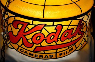 Vintage Kodak Camera Film Store Hanging Light Lamp In Plus
