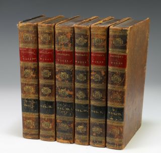 The Of Benjamin Franklin 6 Volume Antique Book Set William Duane 1809
