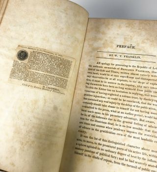 The of Benjamin Franklin 6 Volume Antique Book Set William Duane 1809 4