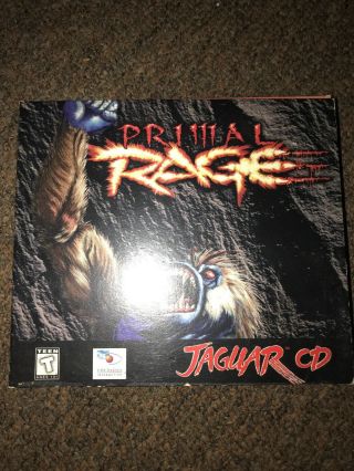 Primal Rage Complete Atari Jaguar Cd Vintage Cib Game Rare