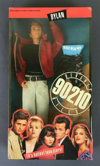 1991 Vintage Mattel Beverly Hills,  90210 Luke Perry Dylan Mckay Doll