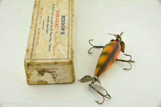 Heddon Fat Body 100 Lure Early Perch Cup Rig 3T 1 BW in White Pasteboard Box SK1 4