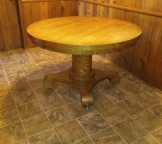 Antique Oak Extension Dining Room Table