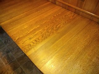 Antique Oak Extension Dining Room Table 6