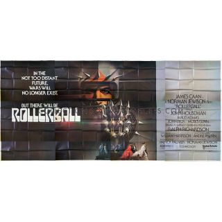 Rollerball Us 24sh Billboard Poster - 9x20 Ft.  - 1975 - Ultra - Rare Nm