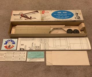 Vintage Sterling Minnie Mambo Rc Plane Kit Balsa Fs9 Complete Unstarted