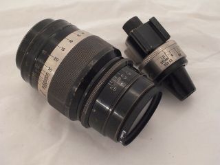 Leica Hektor 7.  3cm F1.  9 Vintage,  Rare Lens,  With Vidom Finder