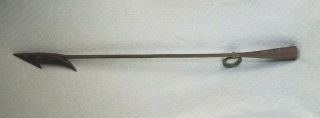 Ca 1890 - 10 Charles Peters Bedford,  Mass Togglehead Hand Forged Whale Harpoon