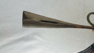 Ca 1890 - 10 Charles Peters Bedford,  Mass Togglehead Hand Forged Whale Harpoon 7