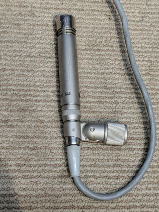 Vtg AKG C - 60 TUBE MICROPHONE With Power Supply For AC - 701 Vacuum Recording Audio 2